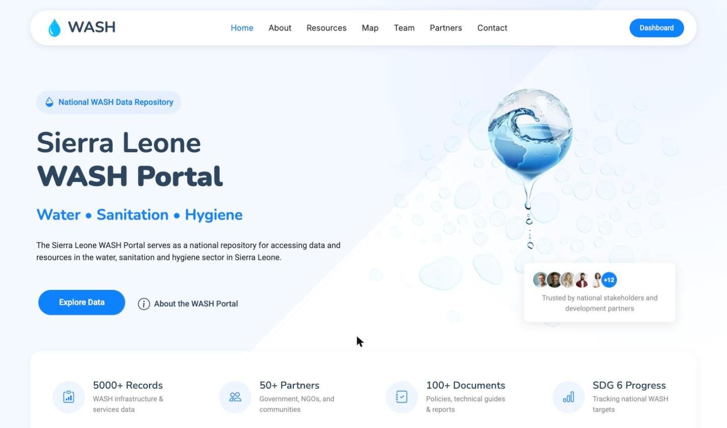 Sierra Leone WASH Portal